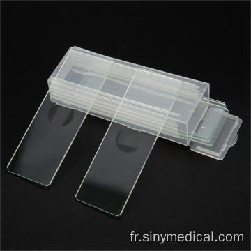 Microscope diapositives micro glissade et glisse de verre de couverture